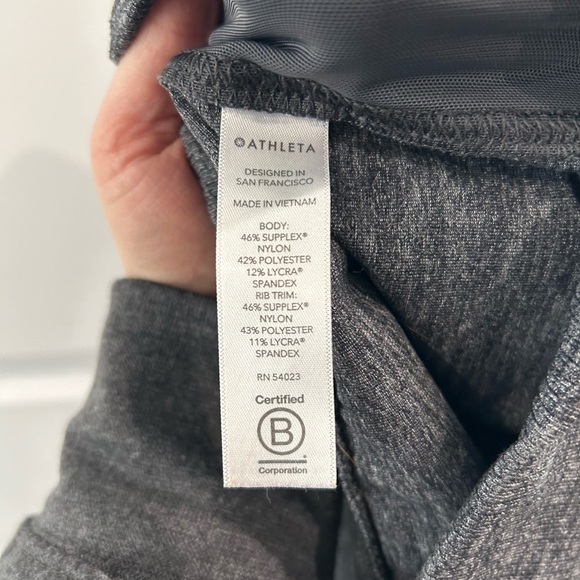 ATHLETA Venice Jogger Pants Sz XL Gray Pull On Tapered Zip Pockets Athleisure - Picture 9 of 10